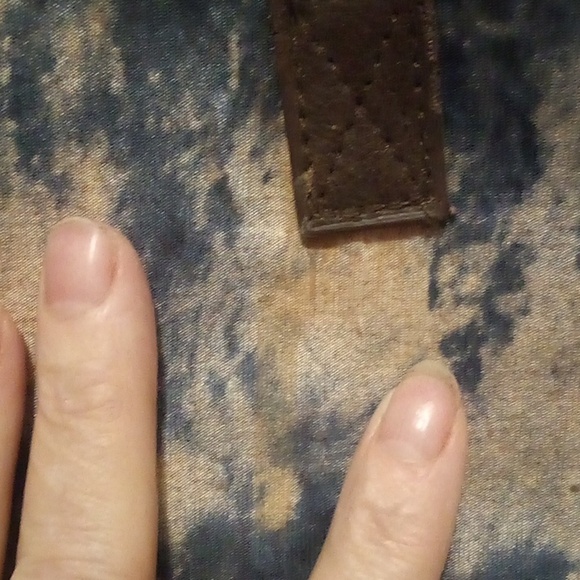 Hobo Multi Color Splatter Blue & White Paint Design Bag & Wallet - Picture 2 of 13